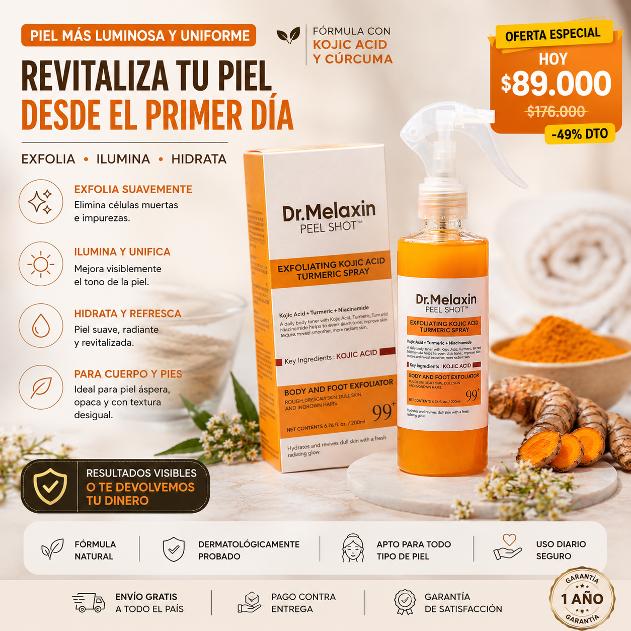 Dr. Melaxin Peel Shot Spray