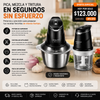 procesador de alimentos 2 en 1 sokany 2L