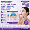 4 MASCARILLAS ACLARANTES NIACINAMIDA TRATAMIENTO PARA EL MES COMPLETO