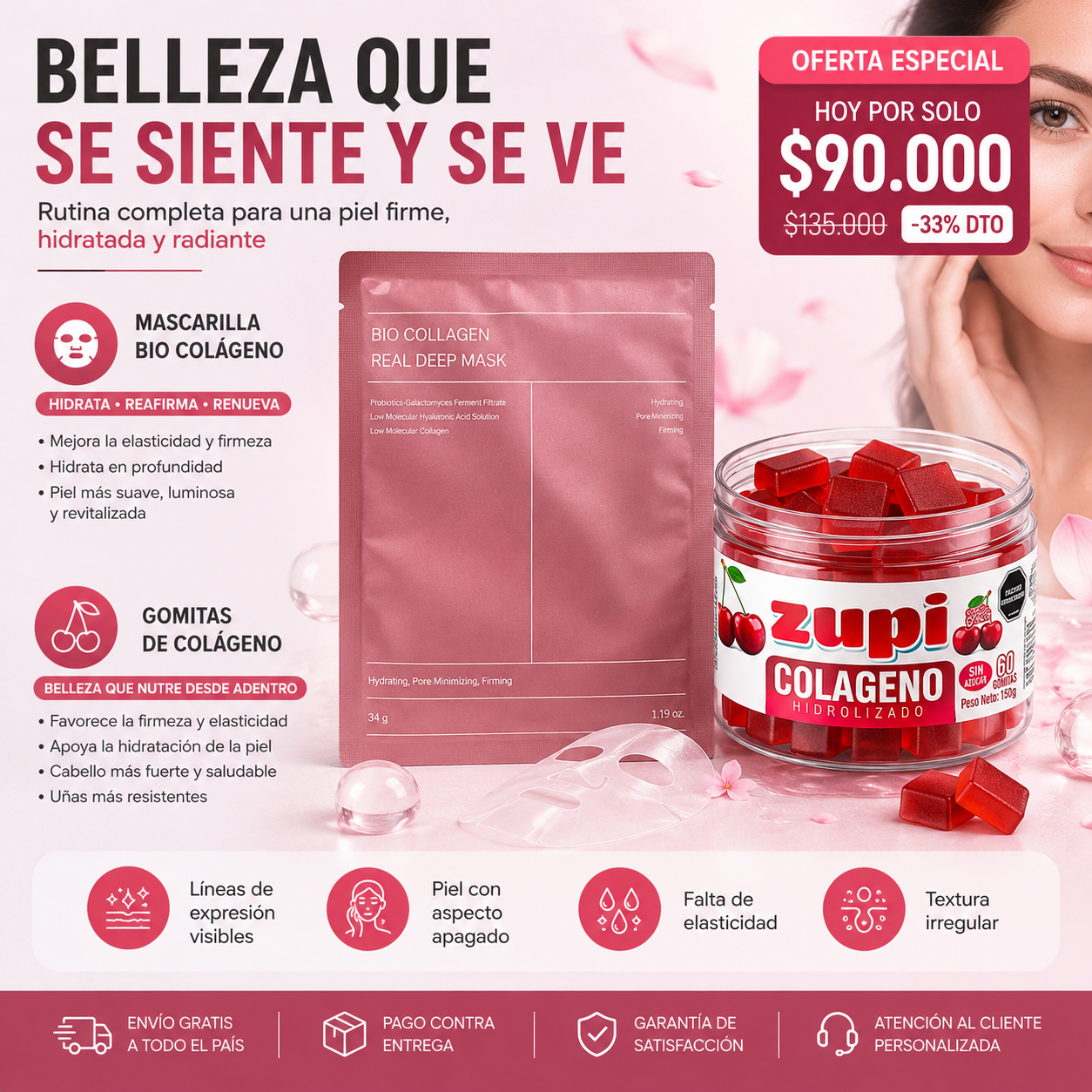 Promo Gomas de Colageno + Mascarilla